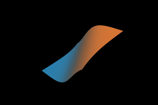Logistic sigmoid mathematical surface