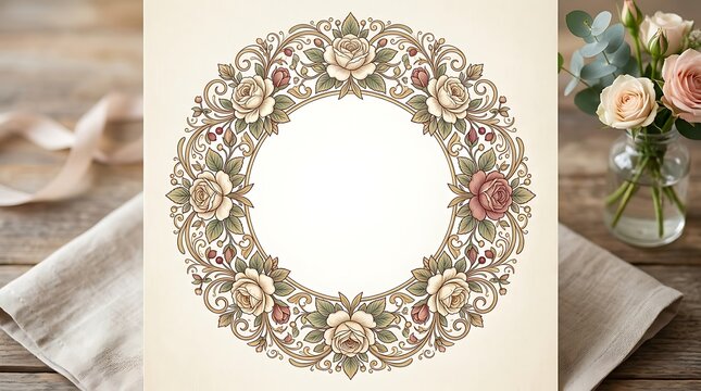 Intricate gold filigree jewelry on white background.