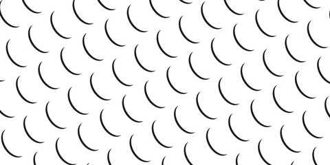 Seamless Minimalist Fish Scale Arc Pattern Background Vector © ribut