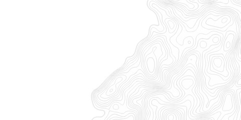 Abstract topography pattern seamless lines sea map modern design white background. Abstract digital topographic contour map concept space geometric strip grid line. Natural discovery of maps. © coal digger