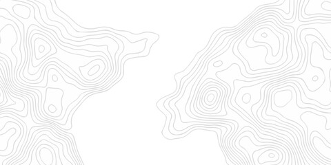 Abstract topography pattern seamless lines sea map modern design white background. Abstract digital topographic contour map concept space geometric strip grid line. Natural discovery of maps. © coal digger