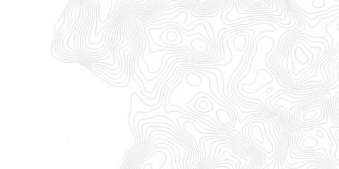 Abstract topography pattern seamless lines sea map modern design white background. Abstract digital topographic contour map concept space geometric strip grid line. Natural discovery of maps. © coal digger
