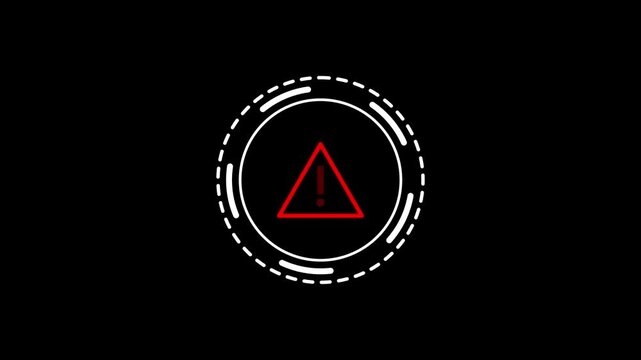 Abstract white circular frame with dashed line border design element on a dark background for modern graphic projects and digital interface icons or minimalist logo templates