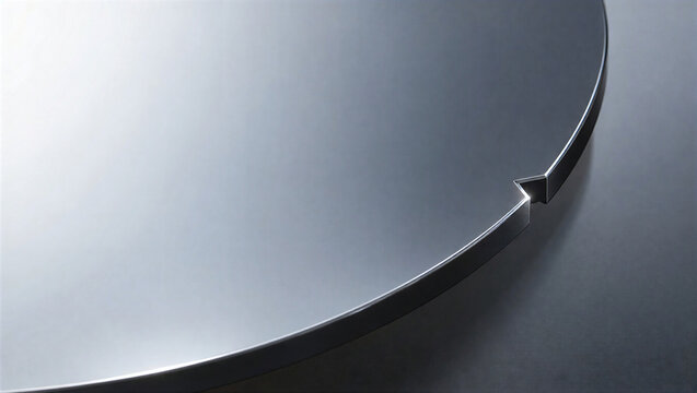Silicon Wafer Surface horizontal polished blank wafer with notch
