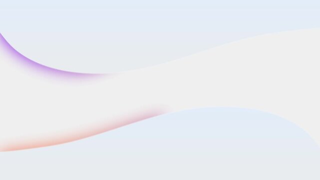 Abstract Neomorphic Wave Frame with Soft Gradient Animation. Designed with seamless loop for elegant product presentations, premium branding, title openings, presentations, and modern promotional.