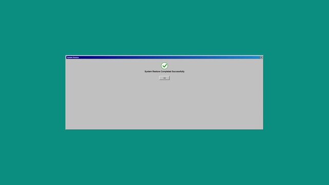 Classic computer software installation progress bar sequence