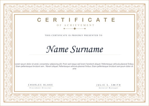 certificate of completion template