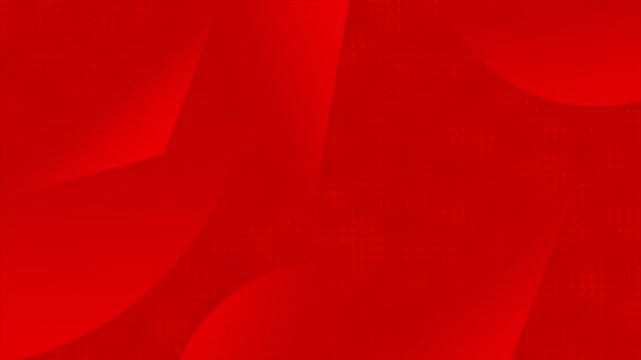 Animated red color simple and clean moving abstract design loop able geometrical background for business purpose and presentation