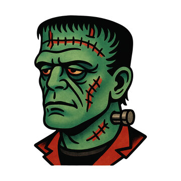 PNG Classic monster cartoon illustration.