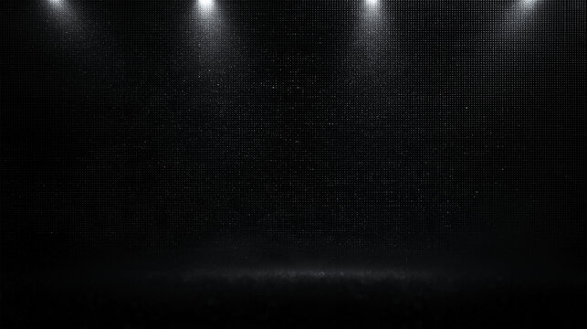 Spotlight on Empty Dark Stage Background