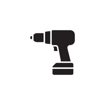 Drill driver icon for front view cordless power tool
Drill driver icon for cordless power drilling and fastening.