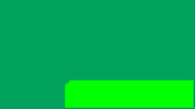 Two-Tone Green Abstract Background with Pixelated Bright Rectangle