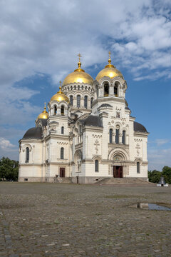 Voznesensky Military All-Cossack Cathedral "The Second Sun of the Don". Novocherkassk, Rostov region, Russia (vertical)