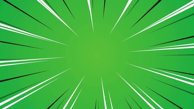 Anime comic background with radial speed or action lines. Manga striped background.