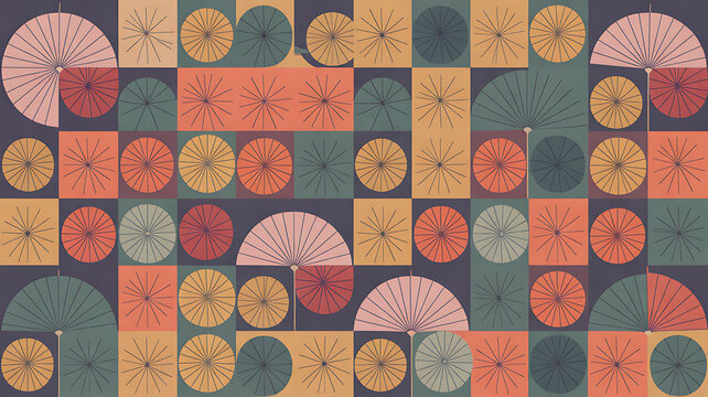 autumn leaves background lotus cosmora flower multicolor tiles wallpaper.