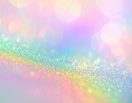 Pastel rainbow bokeh big bacground