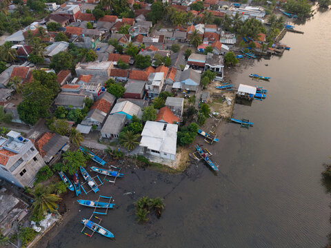 Coastal Village on the South Coast of Java