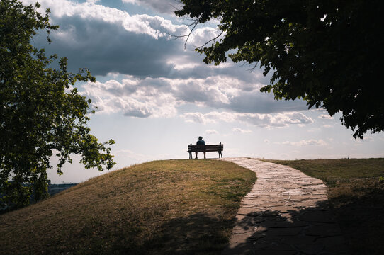 Man on a Hill