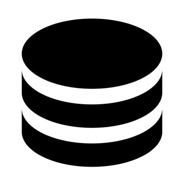 Database server disk storage technology data icon