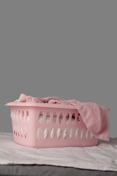 Pink Laundry Basket