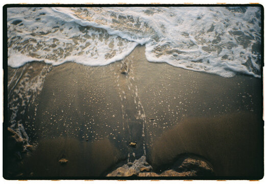 Ocean Foam on Mexican Sand