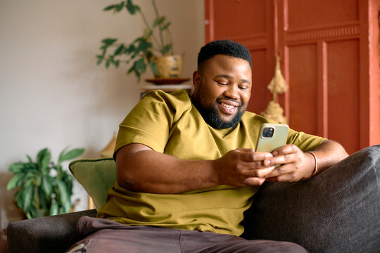 Happy phone tech at home