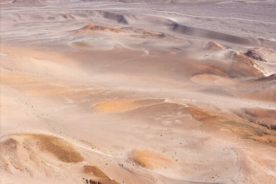 Eroded Desert textures and natural patterns in Atacama, Chile