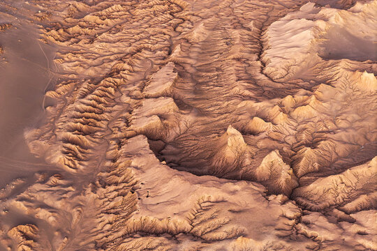 Eroded geological texture in the Atacama Desert, Chile