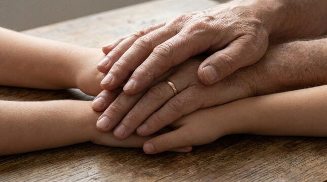 Hands joined in unity for human rights and inclusion