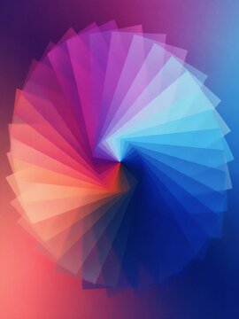 Abstract colorful spiral gradient background with motion blur