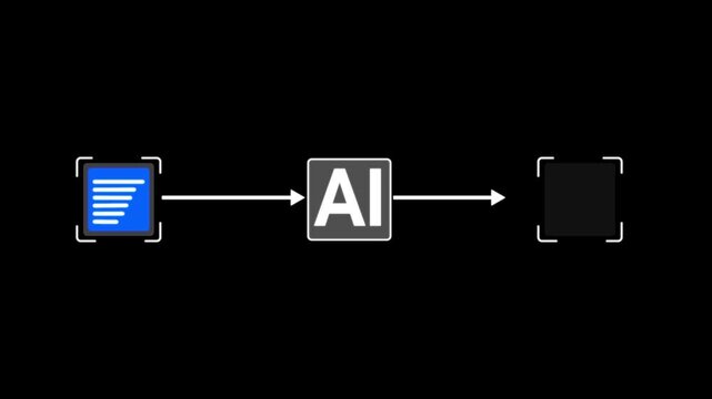 AI document processing automation. Businesswoman reviewing digital files for document summarization, approval validation, and document review to improve workflow efficiency, accuracy, and compliance