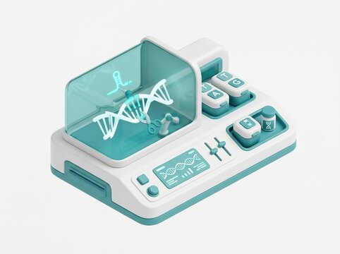 CRISPR gene editing kit, genetic therapy concept