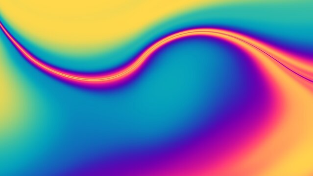 Vibrant gradient wave pattern, colorful abstract background, wavy lines design, purple orange crimson teal hues . Retro palette colours