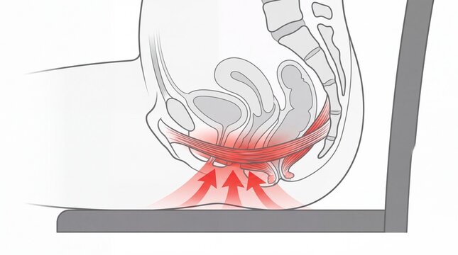 Pelvic floor muscle contraction and Kegel exercise