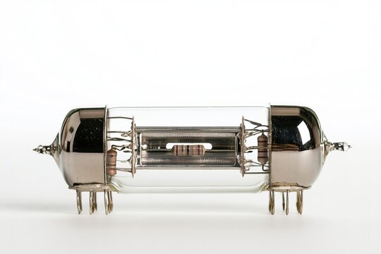 Vintage Vacuum Tube Close-Up