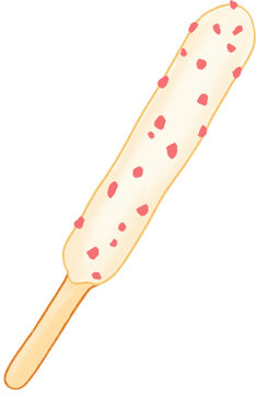 White Pepero Stick