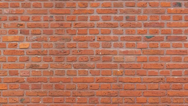 Red brick wall texture pattern