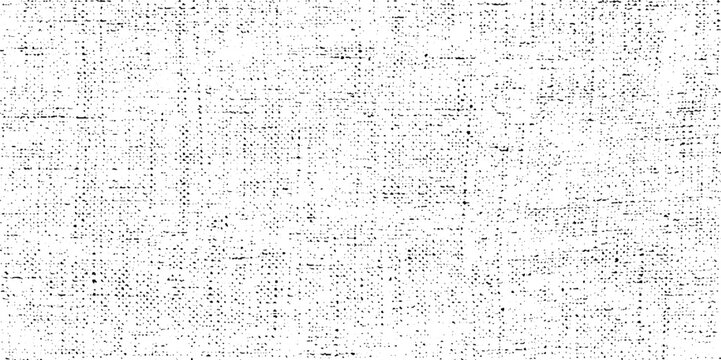 Vector fabric texture. Distressed texture of weaving fabric. Grunge background. Abstract halftone vector illustration. Overlay to create interesting effect and depth. Black isolated on white. EPS10.