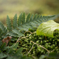 close up of a fern leaf © Md