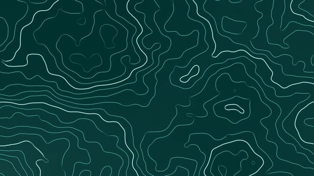 ティールターコイズの地形図の背景（斜め方向の動き）