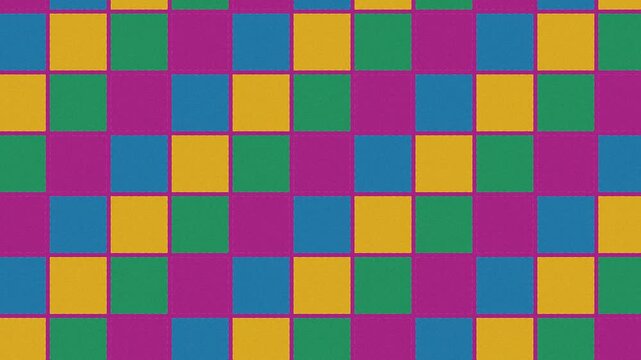 ジュエルトーンパッチワークのキルトパッチワーク模様の背景（シームレスループ）