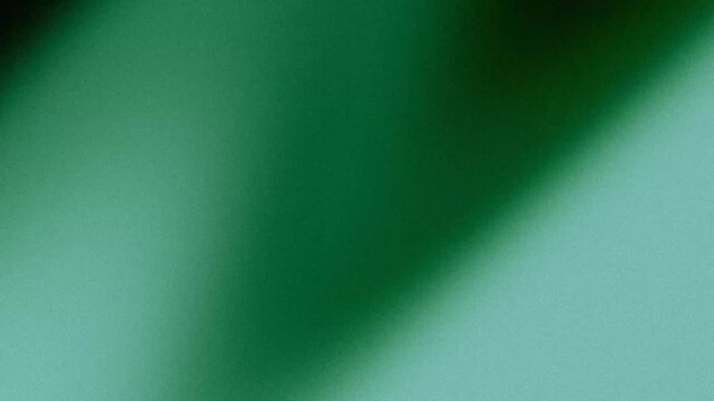 Green gradient abstract background with grainy texture and light effect