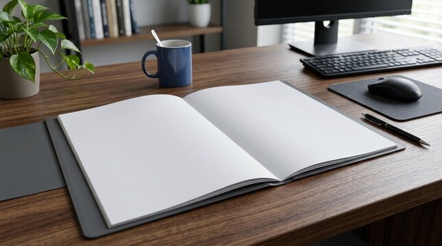 Software licensing agreement on office desk, enterprise IT contract and legal documentation concept