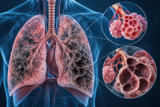 Emphysema Damaged Alveoli and Chronic Lung Disease