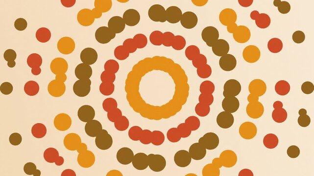 Fondo de patr&oacute;n rangoli cal&eacute;ndula en bucle sin costuras