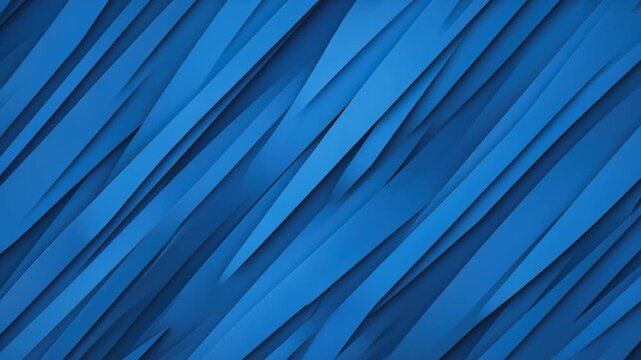 Abstract Blue Ribbons: An abstract composition featuring layered blue ribbons with subtle shading, creating a sense of depth and movement.