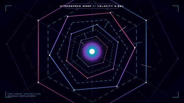Futuristic Data Visualization with Dynamic Radar Charts and Neon Effects.