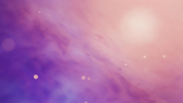 Abstract Pastel Purple and Pink Cosmic Nebula Background