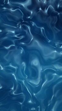 Hochformat: Wasser-kaustik-hintergrund in Tiefes ozeanblau
