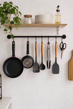 set of kitchen utensils